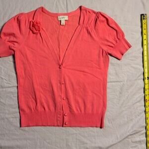 VTG Women's Ann Taylor LOFT Salmon Medium Top